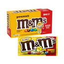 M&M's, Chocolate Candy, Peanut, Share Size, 3.27 oz (24 Pack)