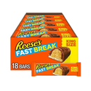 Reese's, Peanut Butter & Nougat Candy, Fast Break, King Size, 3.5 oz (18 Pack)