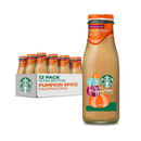 Starbucks, Frappuccino Pumpkin Spice Chilled Coffee Drink, 13 oz (12 Pack)