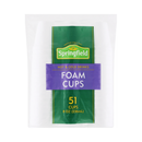 Springfield, Insulated Foam Cups, 8 oz (51 Pack)