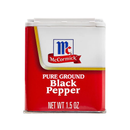 McCormick, Ground Black Pepper, 1.5 oz (6 Pack)