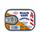 Beach Cliff, Wild Sardines in Mustard Sauce, 3.75 oz (12 Pack)