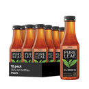 Lipton, Pure Leaf, Sweet Tea with Peach, 18 oz (12 Pack)