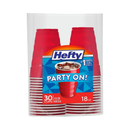 Hefty, Red Party Plastic Cups, 30 ct (12 Pack)