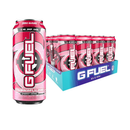 G Fuel, Strawberry Slushie Energy Drink, 16 oz (12 Pack)