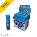 Neon, 11X Pure Butane Gas, 300 ml (12 Pack)