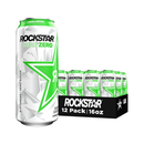 Rockstar, Energy Drink Pure Zero Limon Pepino, 16 oz (12 Pack)