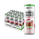 AMIN.O. ENERGY, Cocoberry Freeze, Energy Sparkling Hydration Drink, 12 oz (12 Pack)