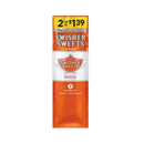 Pom Pom, Peach Sweet Cigarillos, 3 ct (15 Pack)