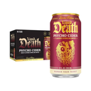 Liquid Death, Psycho Cider Sparkling Apple Water, 12 oz (6 Pack)