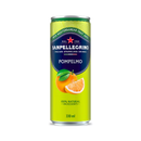 San Pellegrino, Pompelmo (Grapefruit) Sparkling Fruit Beverage, 330 ml (24 Pack)
