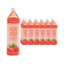 Visvita, Aloe Vera Drink, Strawberry, 1.5 l (12 Pack)