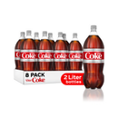 Coca-Cola, Diet Soda, 2 l (8 Pack)