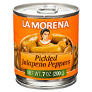La Morena, Pickled Jalapeño Peppers, 7 oz (24 Pack)