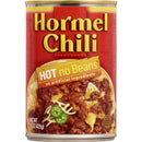 Hormel, Chili, Hot with No Beans, 15 oz (12 Pack)