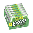 Extra, Sugar Free Chewing Gum, Spearmint, Mega Pack, 35 ct (6 Pack)