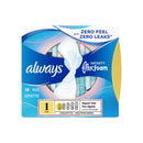 Always, Infinity Flex Foam Pads with Wings S1, 18 ct (1 Pack)
