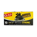 Glad, Trash Bag, Large 30 Gallon, 10 ct (12 Pack)