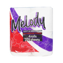 Melody, Toilet Paper, 4 ct (24 Pack)