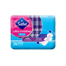 Saba, Pads, Ultra Thin, 14 ct (1 Pack)