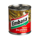 Embasa, Sliced Jalapeno Pepper, 7 oz (12 Pack)