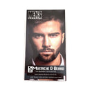 Men's Select, Mustache and Beard Hair, Dark Brown, 1 ct (1 Pack)