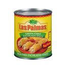 Las Palmas, Green Chile Enchilada Sauce, Hot, 28 oz (12 Pack)
