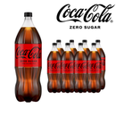 Coca-Cola, Zero Sugar Soda, 2 l (8 Pack)