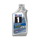 Mobil, 1, Advanced Full Synthetic High Mileage Motor Oil, 5W-20, 1 qt (6 Pack)