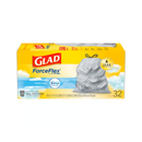 Glad, Drawstring Bags, ForceFlex, Fresh Clean, 13 Gallon, 32 ct (6 Pack)