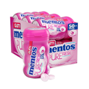 Mentos, Pure White, Sugar Free Gum, Bubble Fresh, 50 ct (6 Pack)