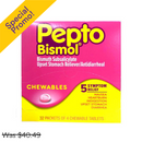 Pepto Bismol, Chewables, 4 ct (32 Pack)