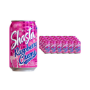 Shasta, Raspberry Creme, 12 oz (24 Pack)
