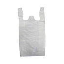 Plastic Bags, White, 4" x 3"x 10", 1200 ct (1 Pack)
