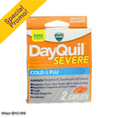 Vicks, Dayquil, Severe Cold & Flu, 2 ct (12 Pack)