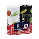 Morton, Iodized Salt & Pepper Shakers, 5.25 oz (12 Pack)