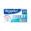 Benadryl, Allergy Relief, 24 ct (1 Pack)