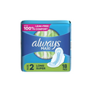 Always, Maxi With Wings, Size 2, 18 ct (1 Pack)