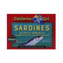 California Girl, Sardines In Lightly Smoked Sardine Oil, 3.75 oz (24 Pack)