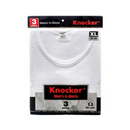 Knocker, Men's Under Shirts, 3 ct (1 Pack)