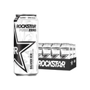 Rockstar, Energy Drink, Pure Zero, Silver, 16 oz (12 Pack)