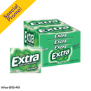 Extra, Sugar Free Chewing Gum, Spearmint, 15 ct (10 Pack)