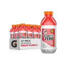 Gatorade, Gatorlyte, Zero, Fruit Punch, 20 oz (12 Pack)