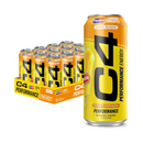 C4, Energy Drink, Hawaiian Pineapple Popsicle, 16 oz (12 Pack)