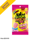Sour Patch, Kids, Soft & Chewy Candy, Big Heads, 2 Flavors in 1, 8 oz (12 Pack)