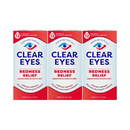 Clear Eyes, Redness Relief, 0.5 oz (3 Pack)