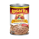 Rosarita, Traditional Refried Beans, 16 oz (12 Pack)