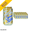 Shasta, Creme Soda, 12 oz (24 Pack)