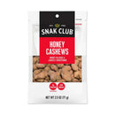 Snak Club, Honey Cashews, Premium Pack, 2.5 oz (6 Pack)