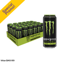 Monster, Energy Drink, Zero Sugar, 16 oz (24 Pack)